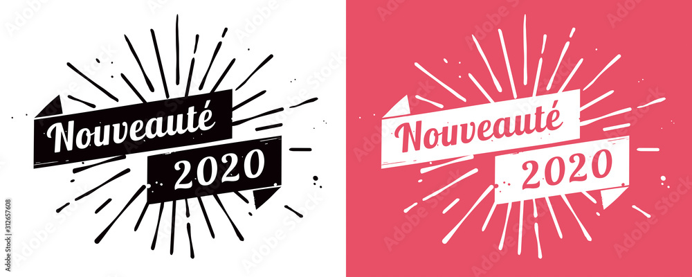NOUVEAUTÉ 2020 VINTAGE - obrazy, fototapety, plakaty 