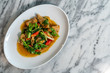 © Geeratad - Stir fried sea bass with celery