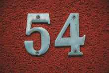 Vintage Door Numbers In Old Street