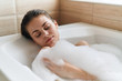 © SHOTPRIME STUDIO - young woman relaxing in bubble bath