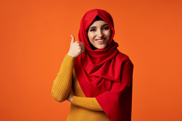 Wall Mural - portrait of young woman