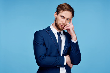 Wall Mural - businessman talking on the phone