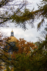 Wall Mural - St. Petersburg. Dome of St. Isaac's Cathedral. Built in 1858. Architect Auguste Montferrand.