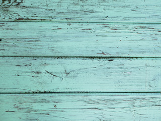 Turquoise plank wood background. large view. Texture for background