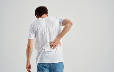 man with back pain