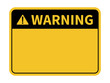 © Alano Design - Warning sign. Blank warning sign. Vector illustration