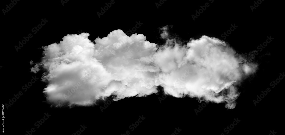 clouds or smoke isolated on black background Stock Photo | Adobe Stock
