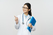 © SHOTPRIME STUDIO - portrait of a female doctor with stethoscope
