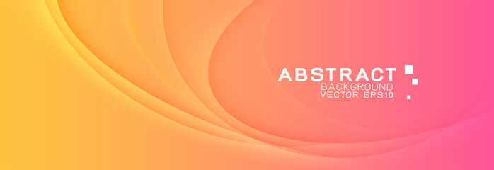 Wall Mural - colorful gradient background with dynamic curving shadow line effect. abstract template and modern s