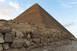 The Great Pyramid of Giza (also known as the Pyramid of Khufu or the Pyramid of Cheops)