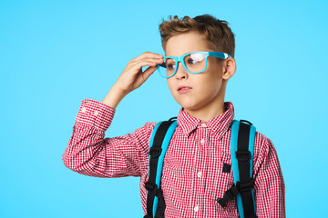 boy with sunglasses