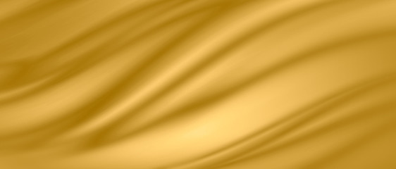 Wall Mural - Gold luxury fabric background with copy space