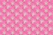 White wooden snowflakes on a pink background. Pattern. The background. Screensaver.