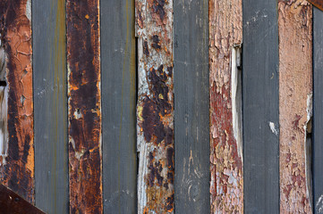 old wooden door