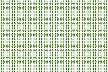 green background with pattern