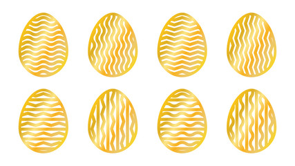 Poster - Set of laser cut for print design. Seasonal nature background. Cute vector illustration. Happy easter vector egg. Easter holiday symbol. Ornament decoration. Holiday decoration. Laser cut template