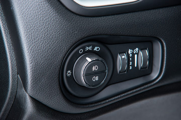 Headlight controls car