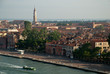 Venice, Italy: Aerial view of Venice waterfront: Promenade 