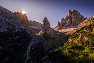 Wall Mural - beautiful mountain side at day