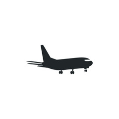 Leinwandbilder - Plane icon template color editable. Airplane symbol vector sign isolated on white background illustration for graphic and web design.