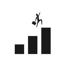 Wall Mural - business graphic symbol