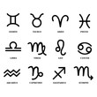 zodiac sign icon vector design symbol