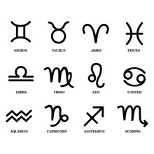Zodiac Sign Icon Vector Design Symbol