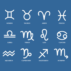 Wall Mural - zodiac sign icon vector design symbol