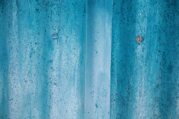 Wall Mural - The wall is painted with blue paint as an abstract background