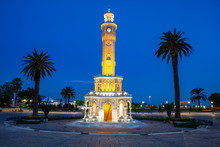 Izmir Clock Tower. The Famous Clock Tower Became The Symbol Of Izmir