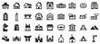 © Bakai - Commercial & Residential Buildings Icons Black & White Set big