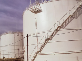 Wall Mural - Storage tanks for petroleum products