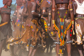 Wall Mural - hamer people, omo valley, naciones, ethiopia, africa