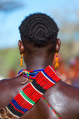 Wall Mural - hamer people, omo valley, naciones, ethiopia, africa