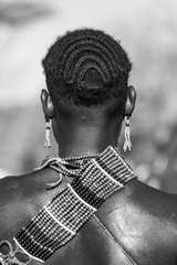 Wall Mural - hamer people, omo valley, naciones, ethiopia, africa