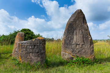 Wall Mural - tiya stele field, naciones, ethiopia, africa