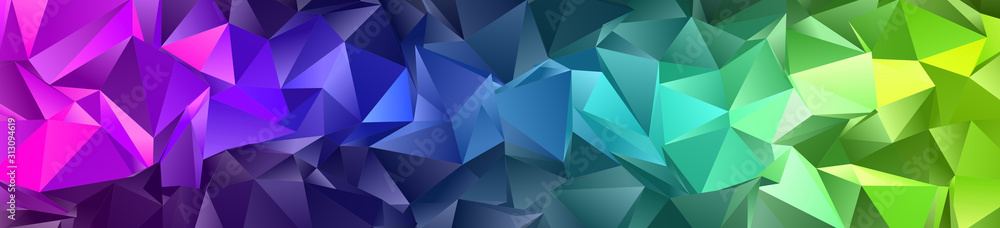 Abstract Low-Poly background. triangulated texture. Design 3d. Polygonal geometrical pattern. Triangular modern style - obrazy, fototapety, plakaty 