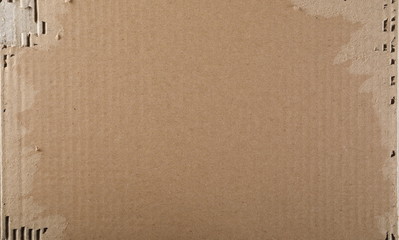 Torn cardboard background and texture