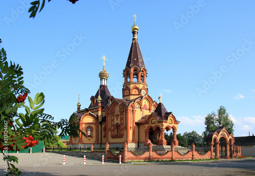 Cuadros en Lienzo Church of the great Martyr Catherine in the village of Srostki Altai territory i
