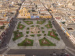 © christian vinces - Aerial view of Trujillo main square.