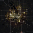 Map Des Moines city. Iowa