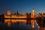 Fototapeta Londyn - Big Ben and House of Parliament London