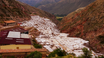 Wall Mural - Salineras de Maras Peru Urubamba,Cusco, Peru