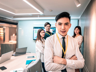 Wall Mural - success  Business team  in conference  room