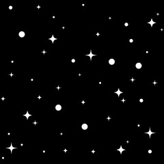 Wall Mural - seamless stars pattern