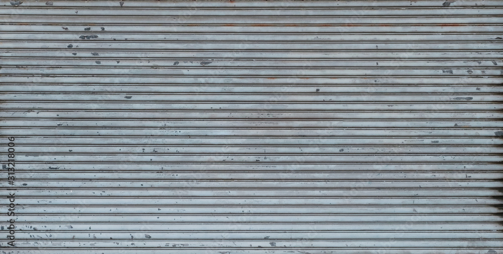 metal shutter background texture on store or shop front - の Stock フォト ...