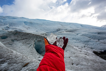 Big ice hike guided tour on Perito Moreno Glacier, Los Glaciares National Park, El Calafate, Patagonia, Argentina