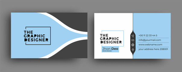 Wall Mural - Business Card - Creative and Clean Modern Business Card Template.