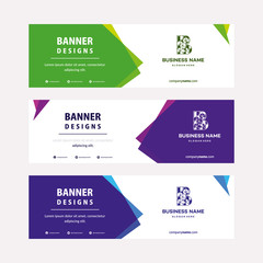 Wall Mural - flat designs web banners template with diagonal elements for a photo. universal design for advertisi