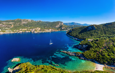 Vivid mediterranean landscape of a beautiful bay